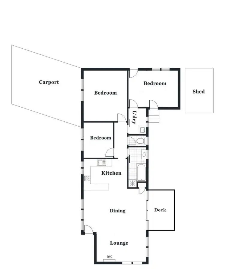 Floorplan of Homely house listing, 8 Gorse Avenue, Hawthorndene SA 5051
