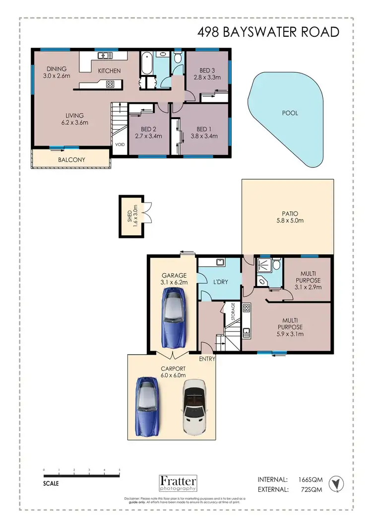 Floorplan of Homely house listing, 498 Bayswater Road, Mount Louisa QLD 4814