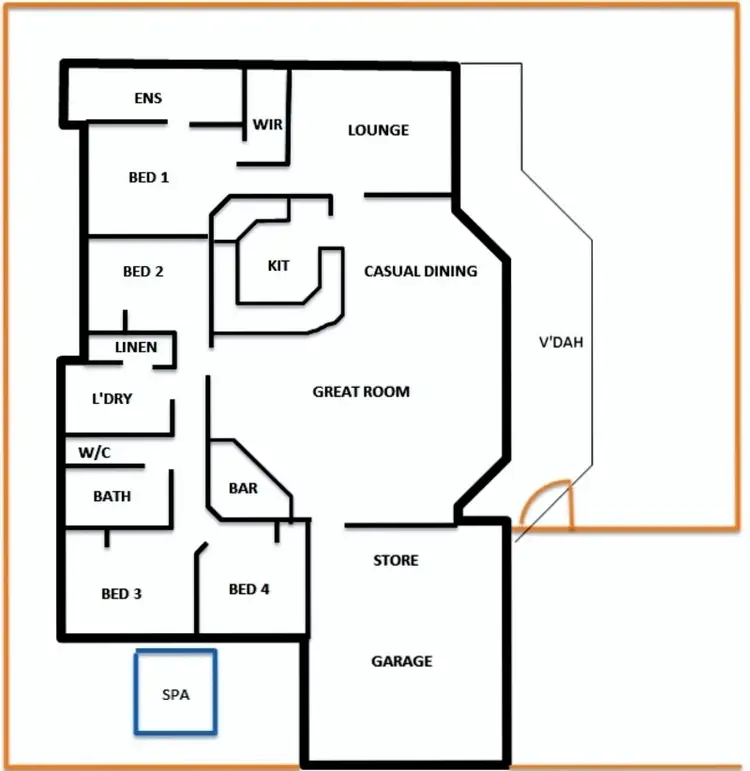 Floorplan of Homely house listing, 64 Third Avenue, Bassendean WA 6054