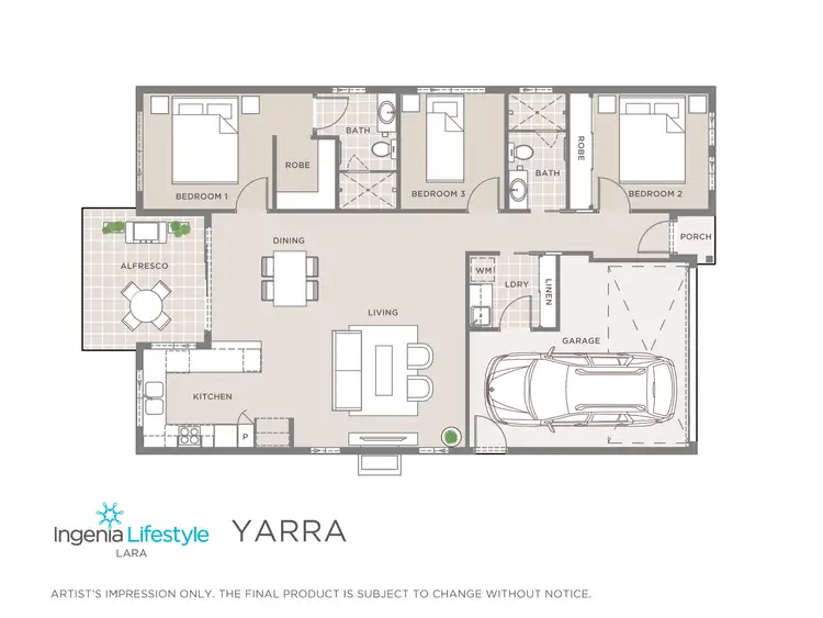 Floorplan of Homely retirement listing, 80/40 Watt Street, Lara VIC 3212