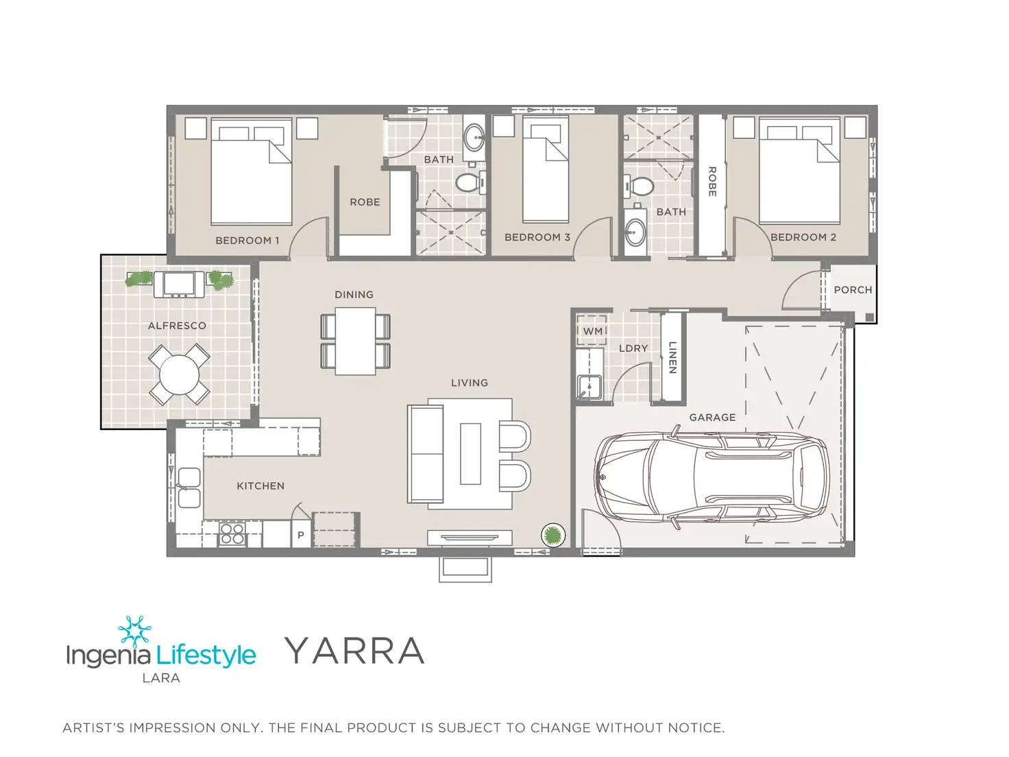 Floorplan of Homely retirement listing, 80/40 Watt Street, Lara VIC 3212