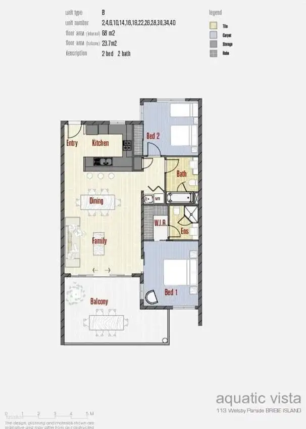 Floorplan of Homely apartment listing, 30/52 Bestman Avenue, Bongaree QLD 4507