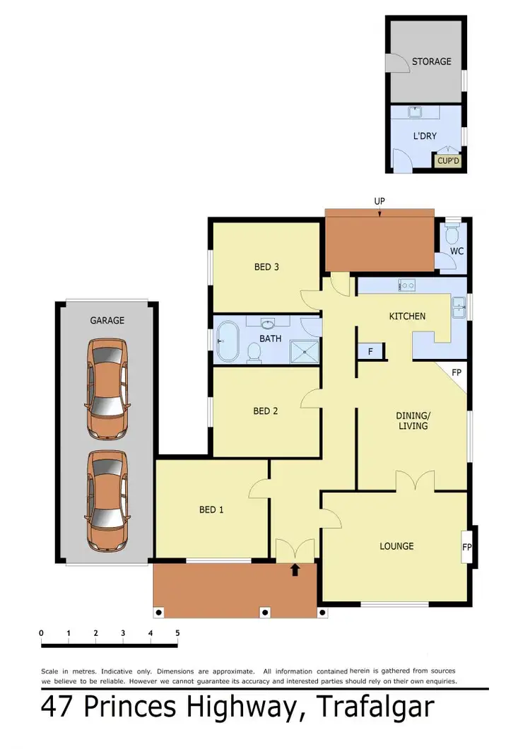 Floorplan of Homely house listing, 47 Princes Highway, Trafalgar VIC 3824