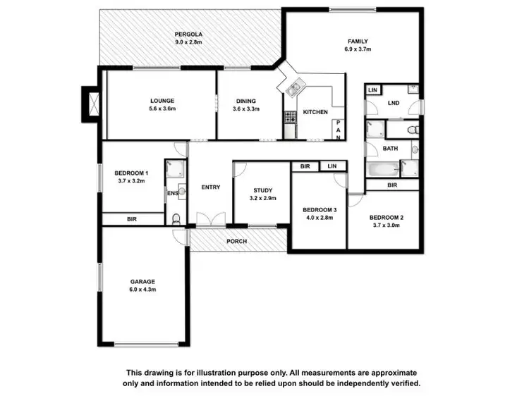 Floorplan of Homely house listing, 90 North Terrace, Mount Gambier SA 5290