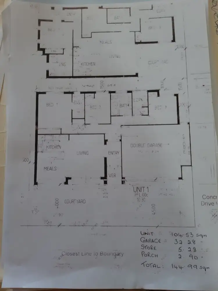 Floorplan of Homely unit listing, 36A Hooley Road, Midland WA 6056