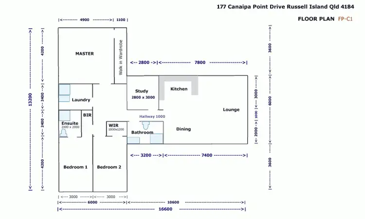 Floorplan of Homely house listing, 177 Canaipa Point Dve, Russell Island QLD 4184