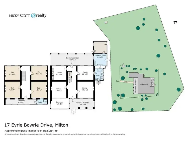 Floorplan of Homely house listing, 17 Eyrie Bowrie Drive, Milton NSW 2538