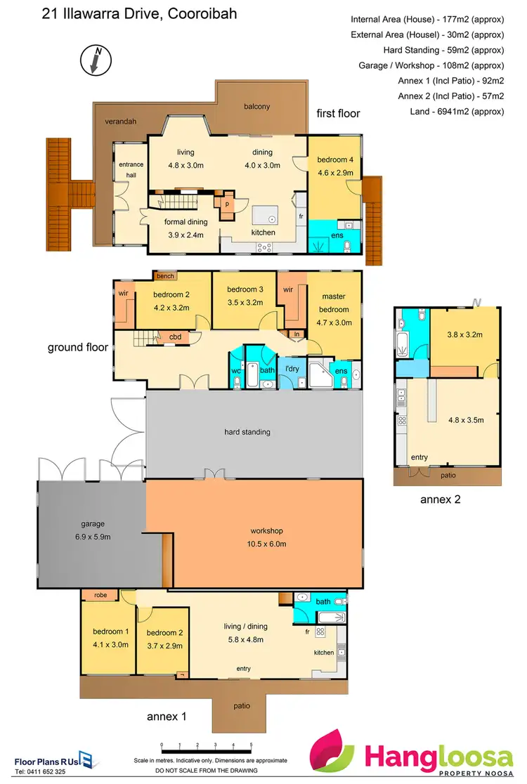 Floorplan of Homely house listing, 21 Illawarra Drive, Cooroibah QLD 4565