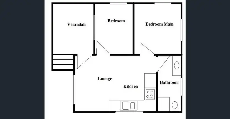 Floorplan of Homely unit listing, 10/38 David Low Wy, Diddillibah QLD 4559