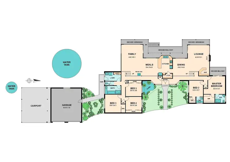 Floorplan of Homely house listing, 10 REEDY CREEK ROAD, Broadford VIC 3658