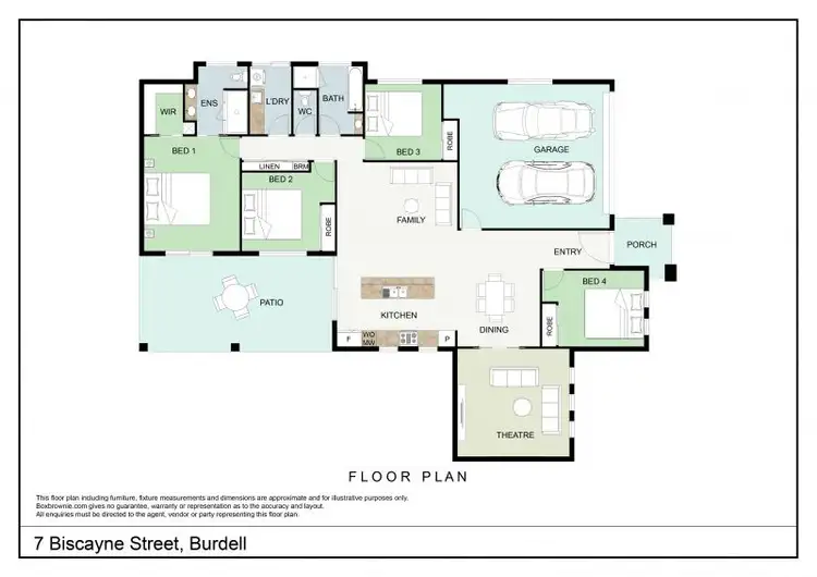 Floorplan of Homely house listing, 7 Biscayne Street, Burdell QLD 4818