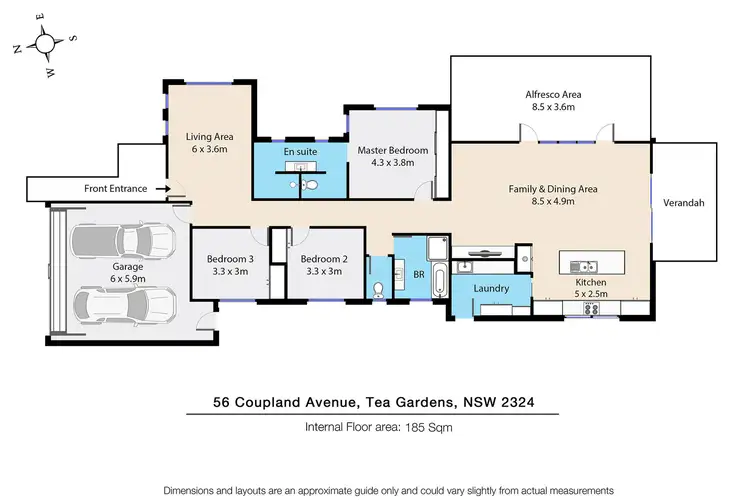 Floorplan of Homely house listing, 56 Coupland Avenue, Tea Gardens NSW 2324