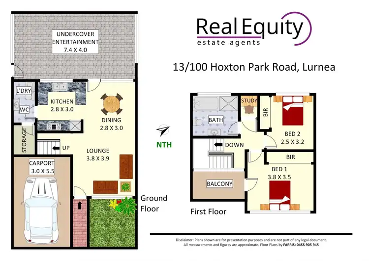 Floorplan of Homely townhouse listing, 13/100 Hoxton Park Road, Lurnea NSW 2170