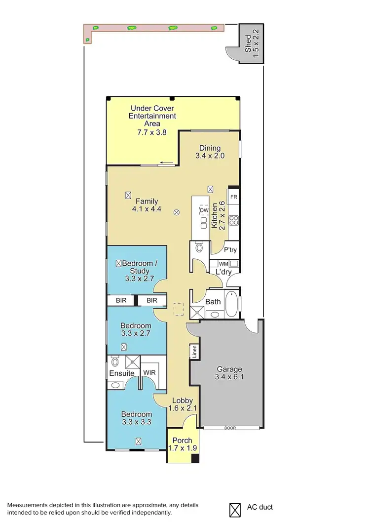 Floorplan of Homely house listing, 4 Riverwalk Place, Parafield Gardens SA 5107