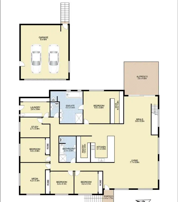 Floorplan of Homely house listing, 11 Illallangi Close, Armidale NSW 2350
