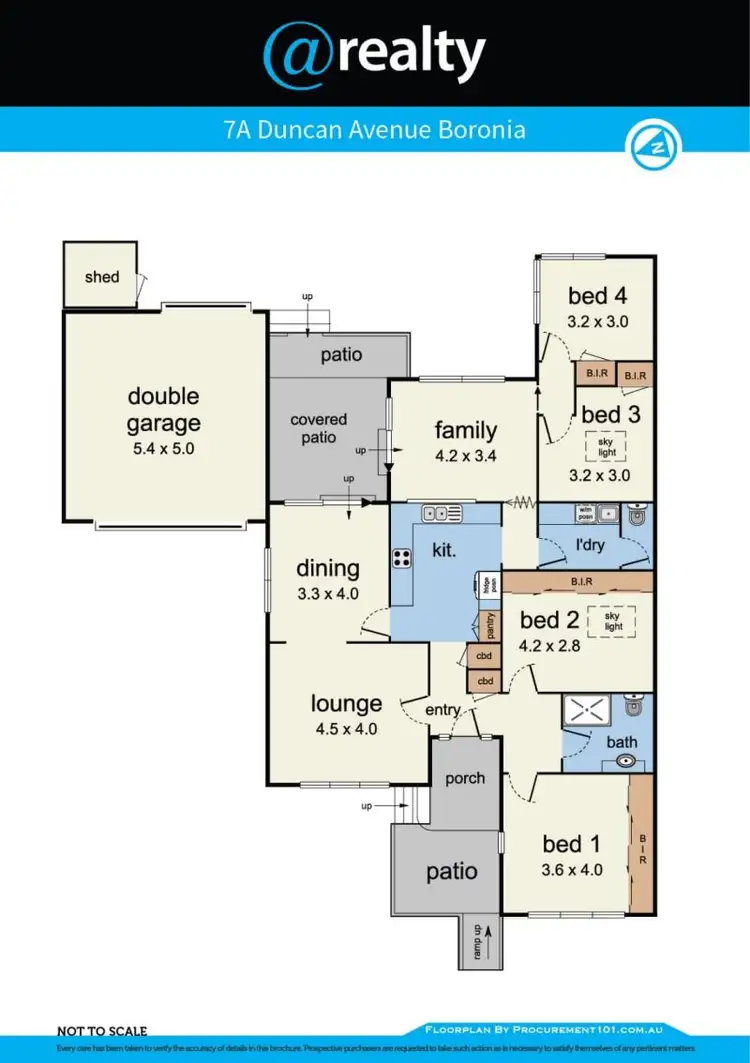 Floorplan of Homely house listing, 7a Duncan Avenue, Boronia VIC 3155