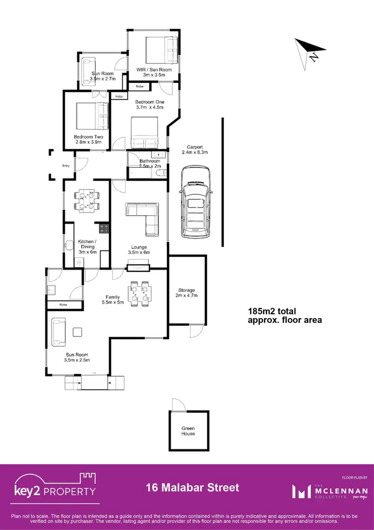 Floorplan of Homely house listing, 16 Malabar Street, East Launceston TAS 7250