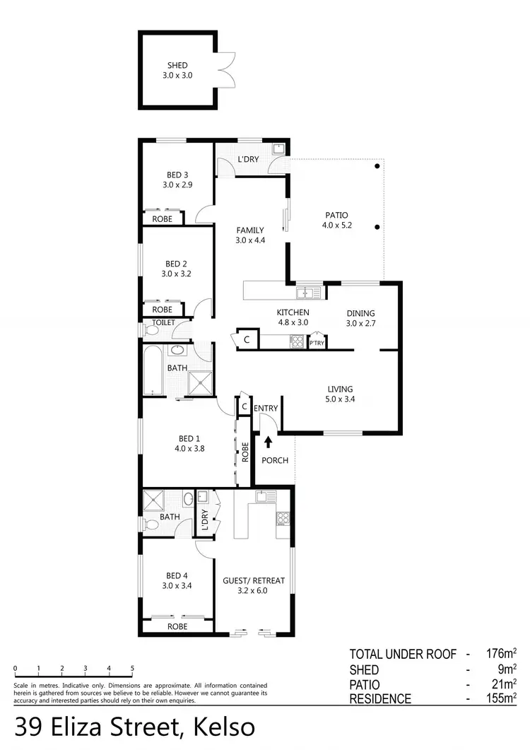 Floorplan of Homely house listing, 39 Eliza Street, Kelso QLD 4815