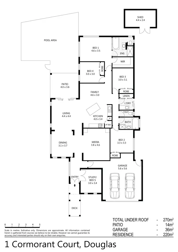 Floorplan of Homely house listing, 1 Cormorant Court, Douglas QLD 4814