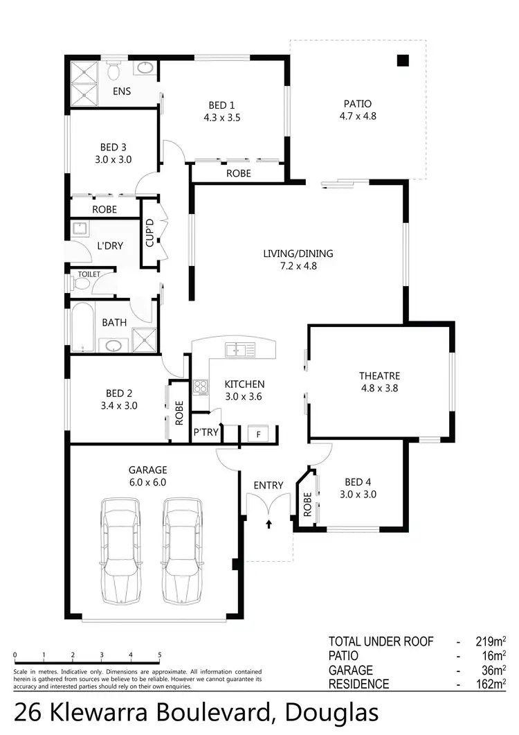 Floorplan of Homely house listing, 26 Klewarra Boulevard, Douglas QLD 4814