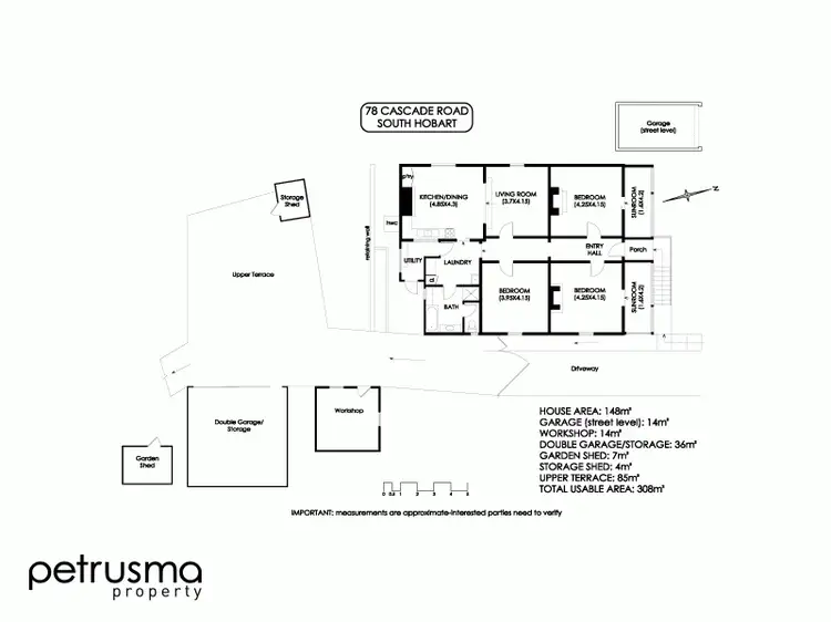 Floorplan of Homely house listing, 78 Cascade Road, South Hobart TAS 7004