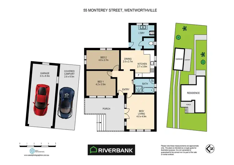 Floorplan of Homely house listing, 55 Monterey Street, South Wentworthville NSW 2145