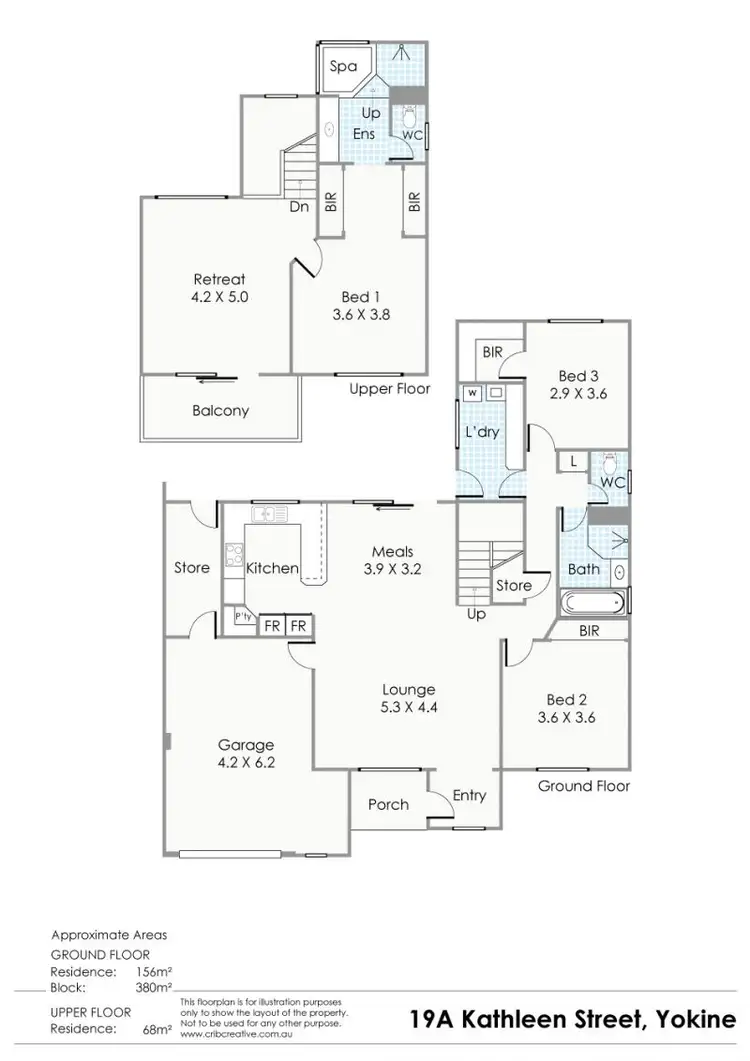 Floorplan of Homely house listing, A/19 Kathleen Street, Yokine WA 6060