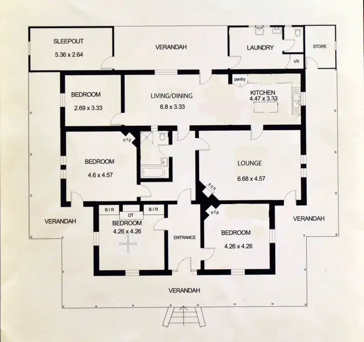 Floorplan of Homely house listing, 45 Swinden St, Riverton SA 5412