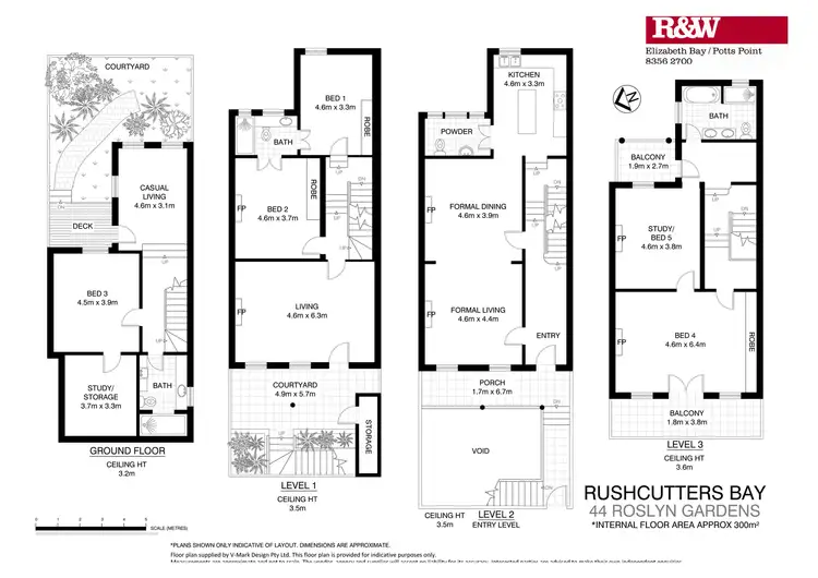 Floorplan of Homely terrace listing, 44 Roslyn Gardens, Elizabeth Bay NSW 2011