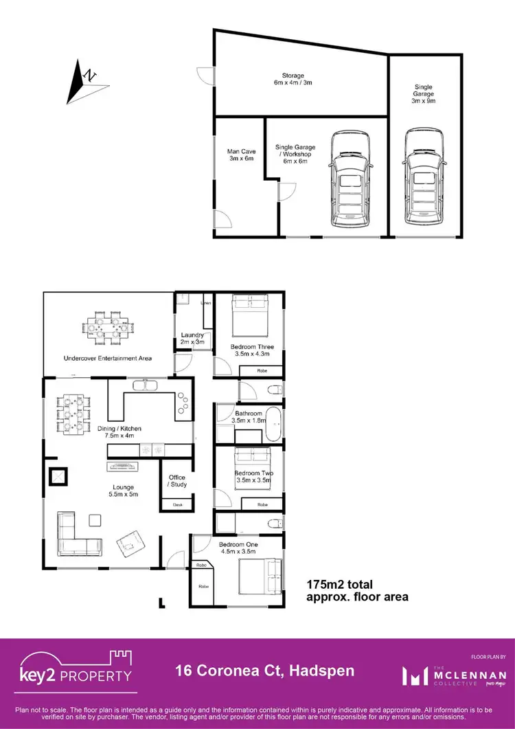 Floorplan of Homely house listing, 16 Coronea Court, Hadspen TAS 7290