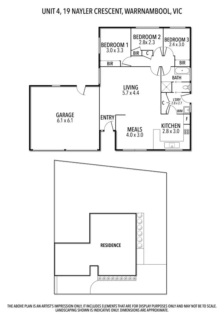 Floorplan of Homely house listing, 4/19 Nayler Crescent, Warrnambool VIC 3280