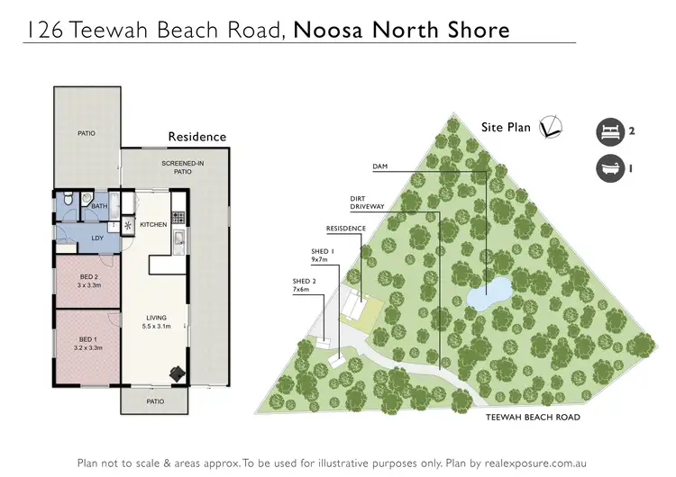 Floorplan of Homely house listing, 126 Teewah Beach Road, Noosa North Shore QLD 4565