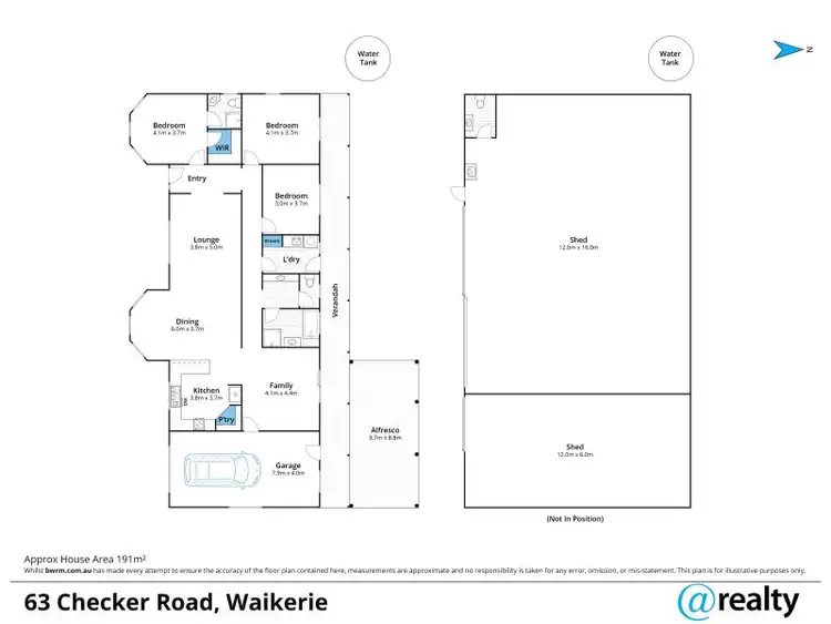 Floorplan of Homely rural property listing, 63 Checker Road, Waikerie SA 5330