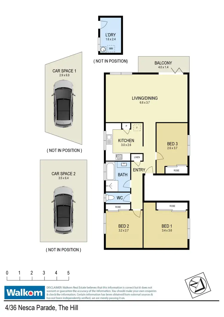 Floorplan of Homely apartment listing, 4/36 Nesca Parade, The Hill NSW 2300