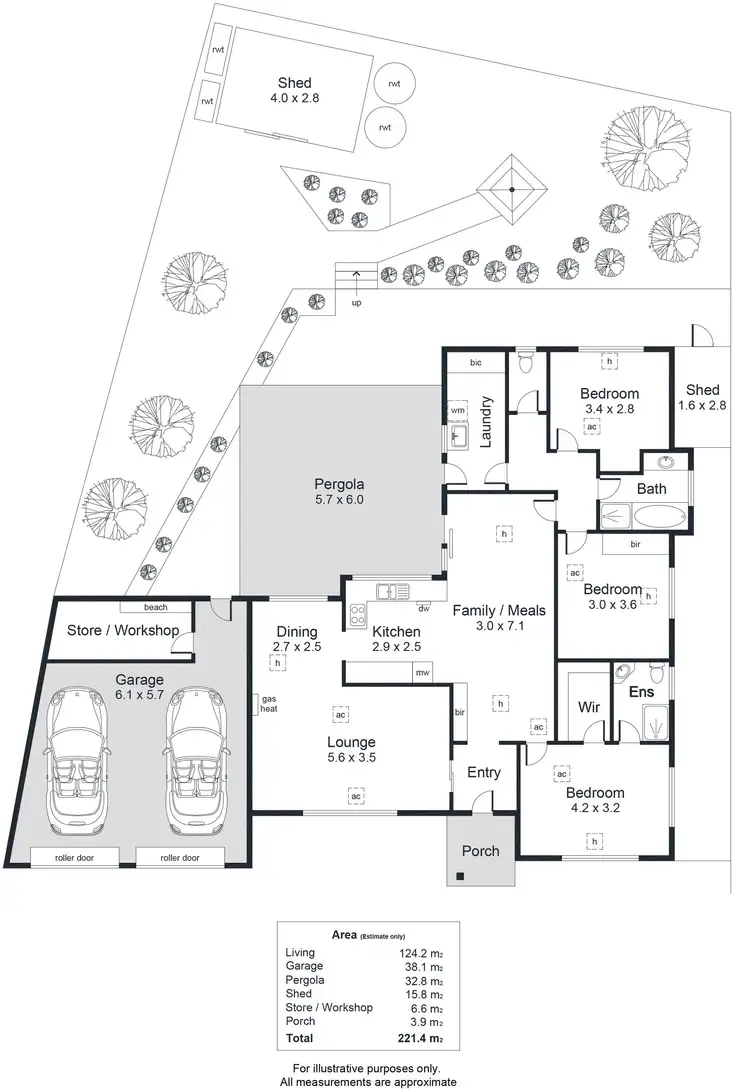 Floorplan of Homely house listing, 4 Freya Avenue, Hallett Cove SA 5158