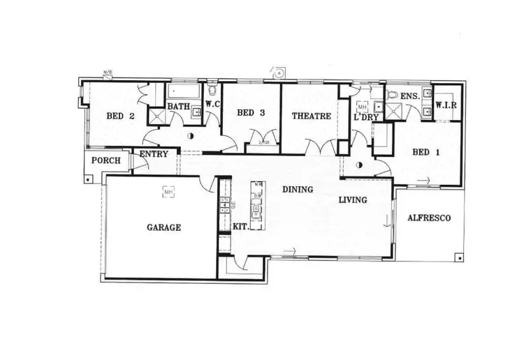 Floorplan of Homely house listing, 81 Hobson St, Stratford VIC 3862