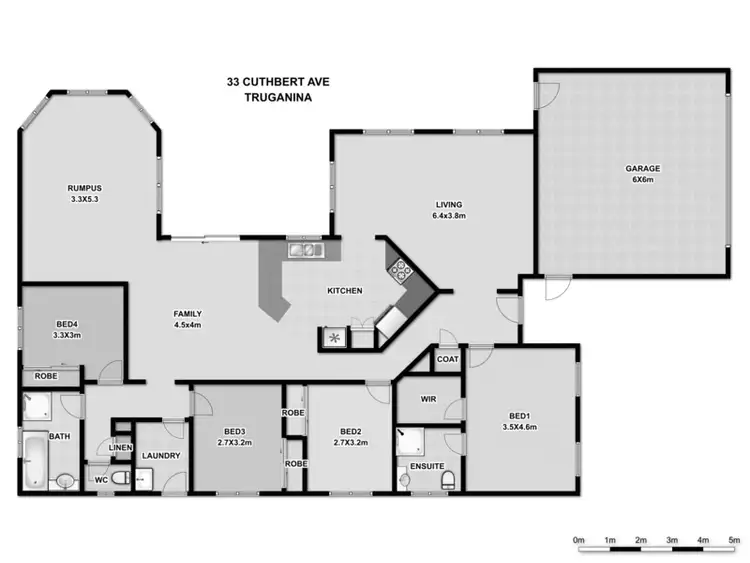 Floorplan of Homely house listing, 33 Cuthbert Ave, Truganina VIC 3029