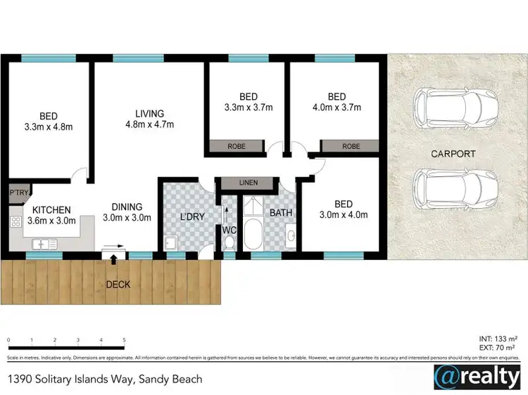Floorplan of Homely house listing, 1390 Solitary Islands Way, Sandy Beach NSW 2456