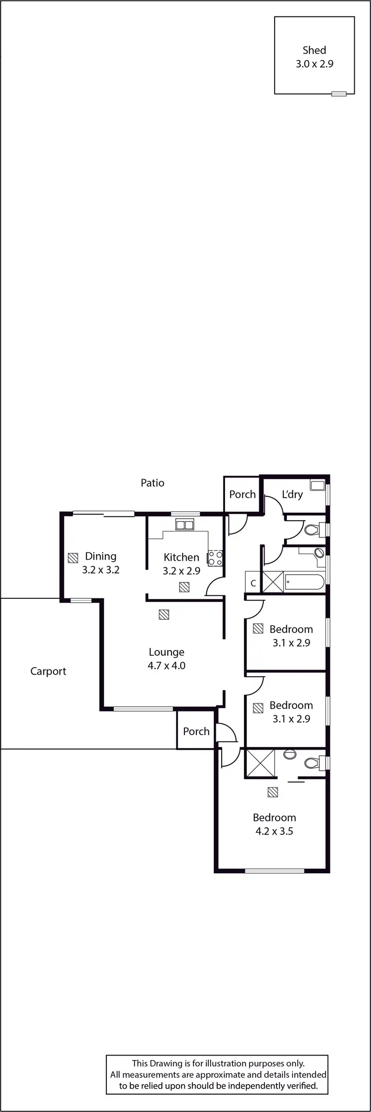 Floorplan of Homely house listing, 21 Hounslow Avenue, Cowandilla SA 5033