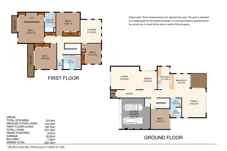 Floorplan of Homely house listing, 38 Butler Road, Pemulwuy NSW 2145