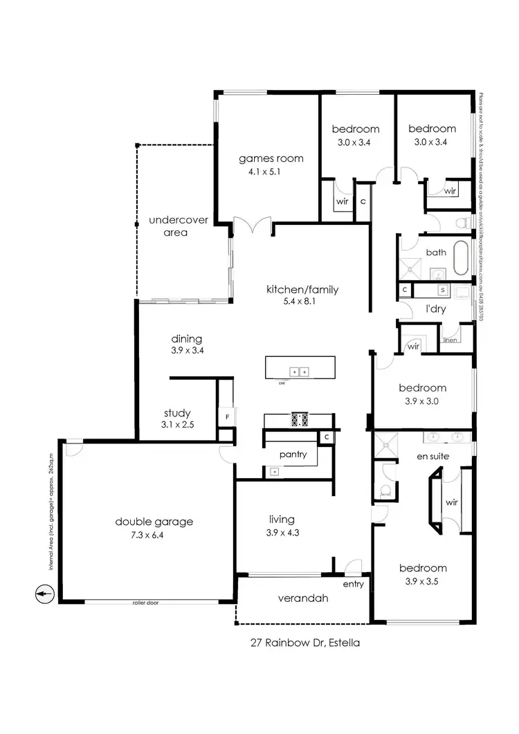 Floorplan of Homely house listing, 27 Rainbow Drive, Estella NSW 2650