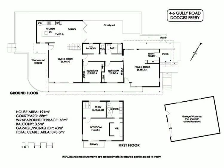 Floorplan of Homely house listing, 4-6 Gully Road, Dodges Ferry TAS 7173