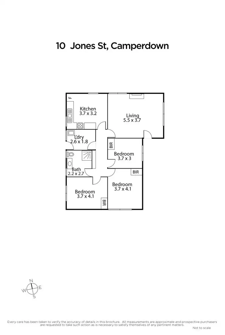 Floorplan of Homely house listing, 10 Jones Street, Camperdown VIC 3260