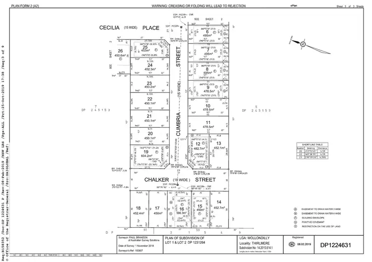 Floorplan of Homely land listing, 15 Cumbria Street, Thirlmere NSW 2572