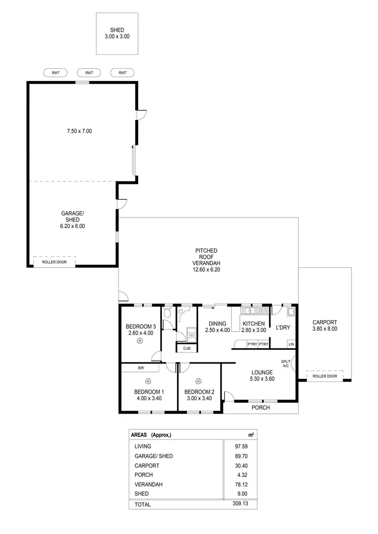 Floorplan of Homely house listing, Address available on request