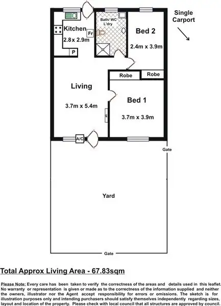 Floorplan of Homely unit listing, Address available on request