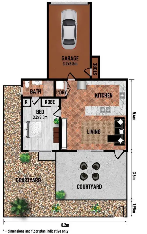 Floorplan of Homely unit listing, 1/43 Vera Street, Greenslopes QLD 4120