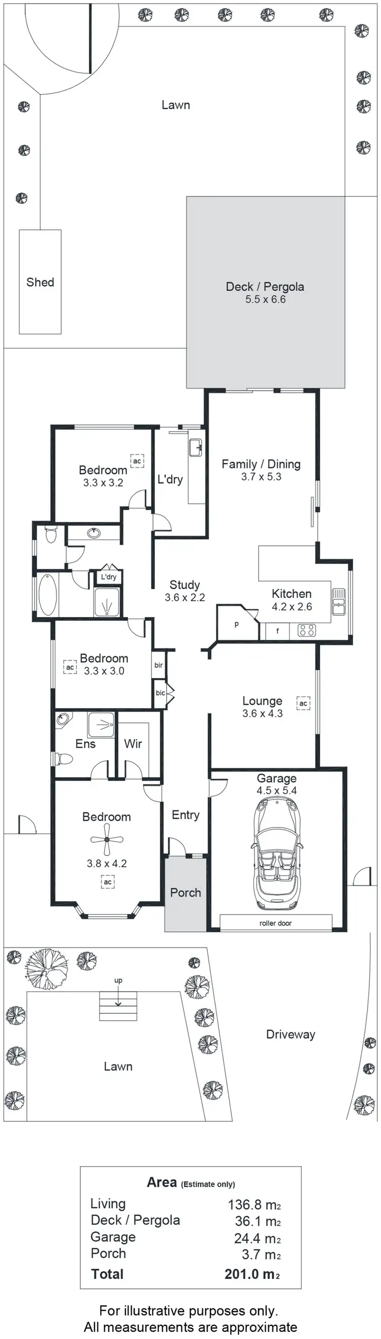Floorplan of Homely house listing, 3 Estate Drive, Flagstaff Hill SA 5159