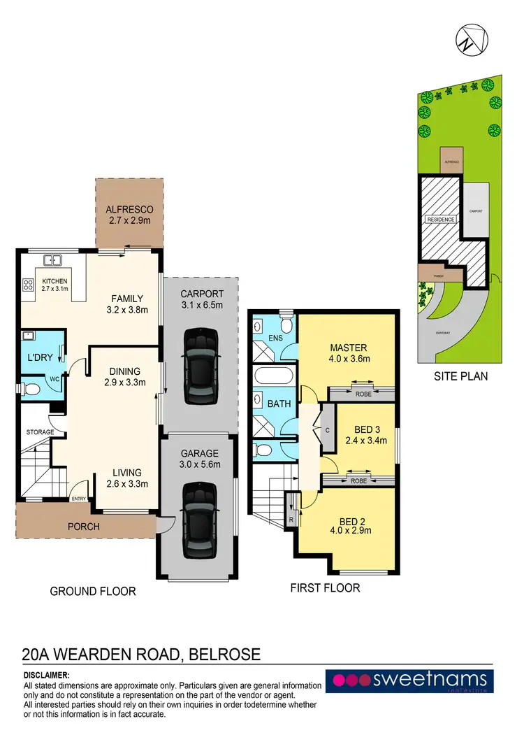 Floorplan of Homely townhouse listing, 20a Wearden Road, Belrose NSW 2085