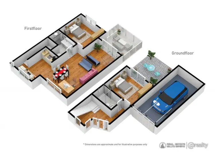 Floorplan of Homely townhouse listing, 3/2 Mary Street, Springvale VIC 3171
